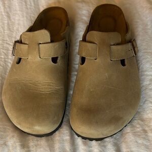 Birkenstock Nubuck Boston Clog sz 40